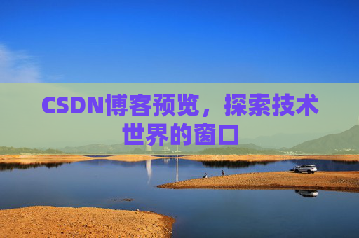 CSDN博客预览,探索技术世界的窗口